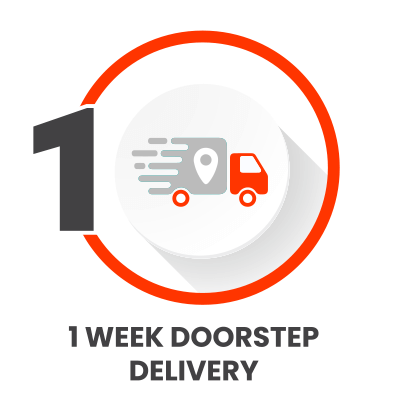 1 week doorstep delivery