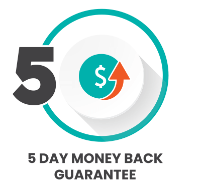 5 Day Money Back Guarantee