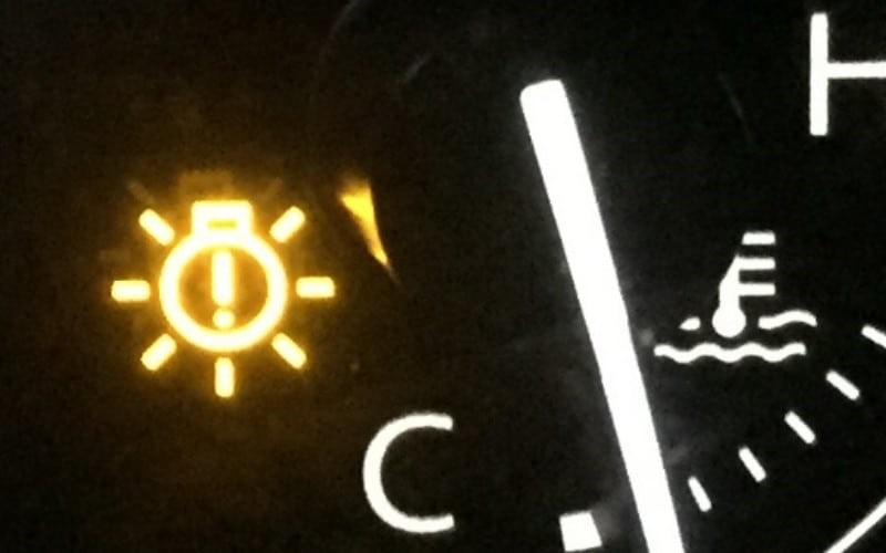 Transmission on sale warning light