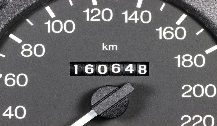 the trip odometer reading