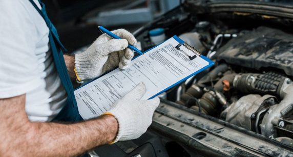 Car maintenance schedule based on engine mileage