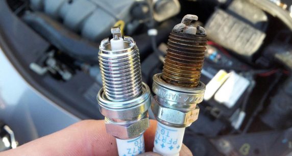 Spark Plug Burned Out from Cylinder Head 